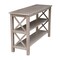 International Concepts Rectangle Hampton Console Table, 48 W, 16 L, 30 in H, Wood, Washed Gray Taupe OT09-70S - alternate 6